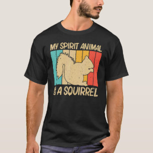 Camiseta Esquilo Bonito Para Mulheres Homens Esquilo Pet Ro