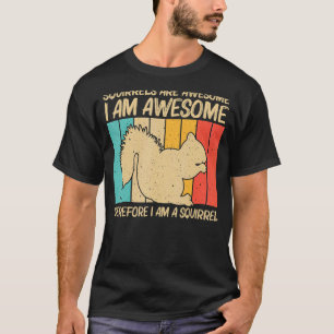 Camiseta Esquilo Bonito Para Mulheres Homens Esquilo Pet Ro