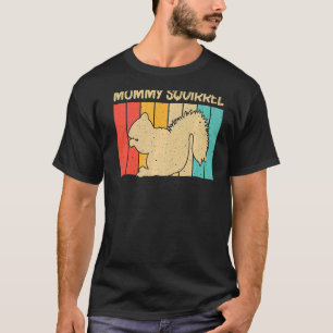 Camiseta Esquilo Bonito Para Mulheres Mãe Esquilo Pet Rodan