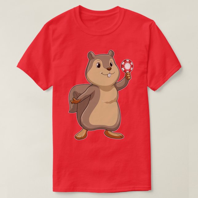 Camiseta Esquilo com batatas fritas (Frente do Design)