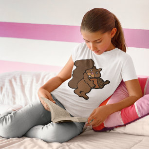 Camiseta Esquilo Com Bolota