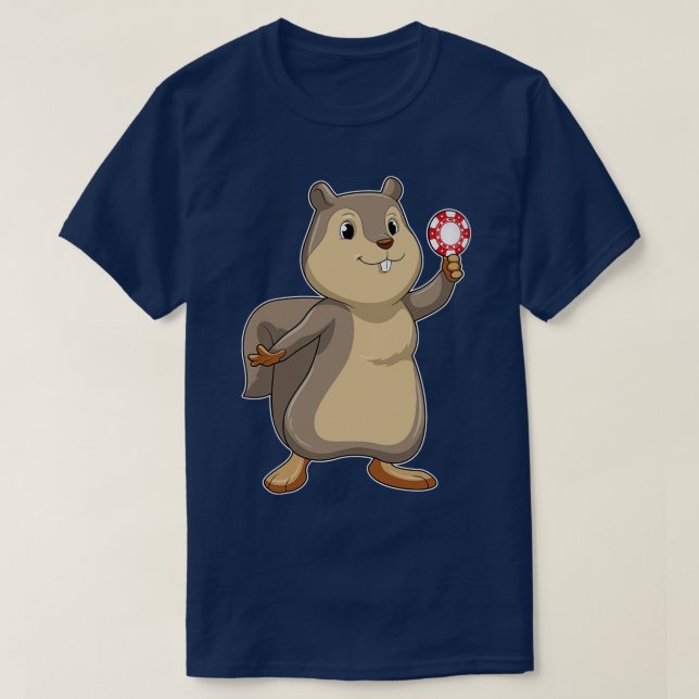 Camiseta Esquilo com chips (Frente do Design)