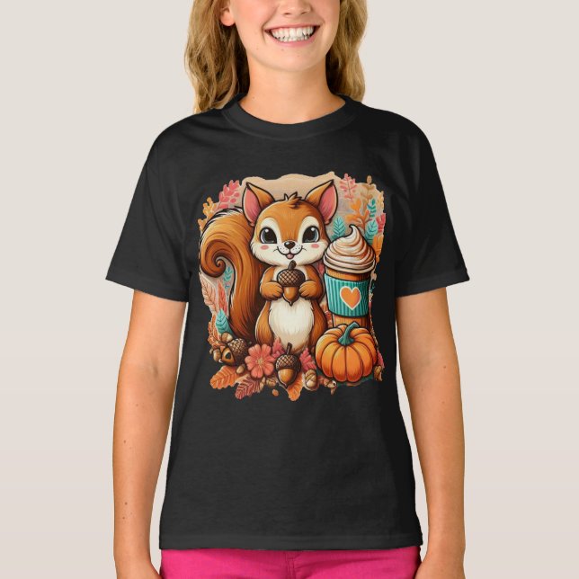 Camiseta Esquilo com Sorvete (Frente)