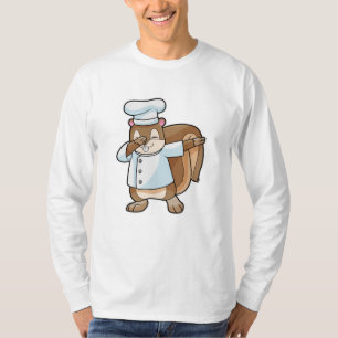 Camiseta Esquilo como Cozinhar com Cozinhar