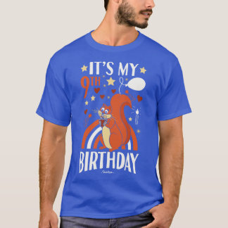 Camiseta Esquilo de aniversário