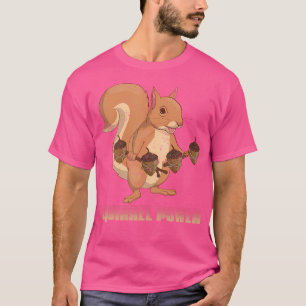 Camiseta Esquilo de elevação do peso do atleta
