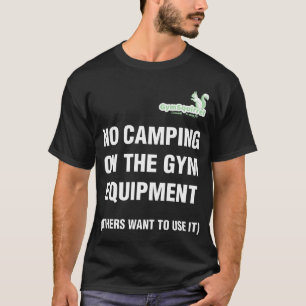 Camiseta Esquilo de Gym Sem Letra branca de campanha