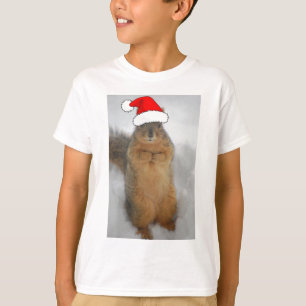 Camiseta Esquilo de Natal
