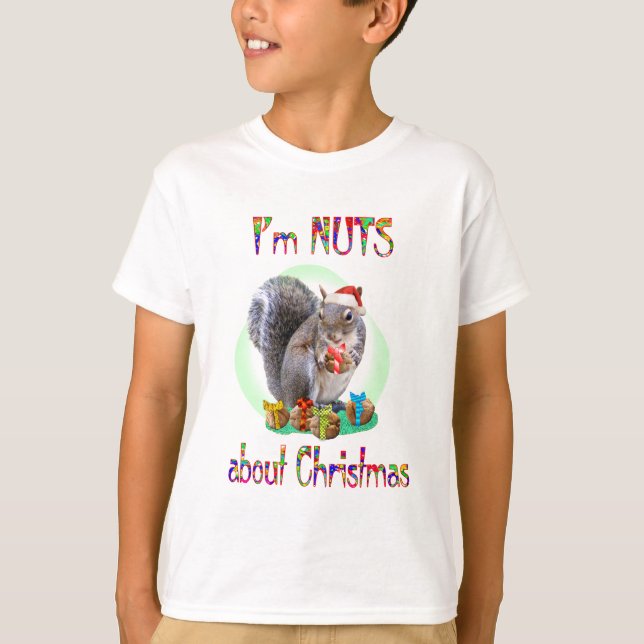 Camiseta Esquilo de Natal (Frente)