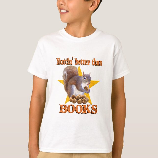 Camiseta Esquilo dos livros (Frente)