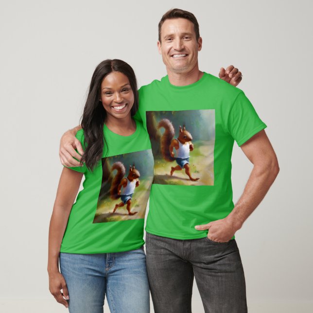 Camiseta Esquilo em Execução (Unissex)