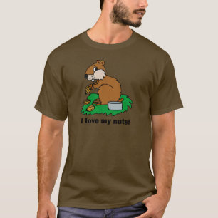 Camiseta Esquilo engraçado