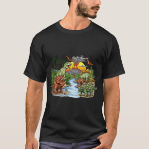 Camiseta Esquilo engraçado com motosserra e pinha