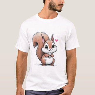Camiseta Esquilo Feliz
