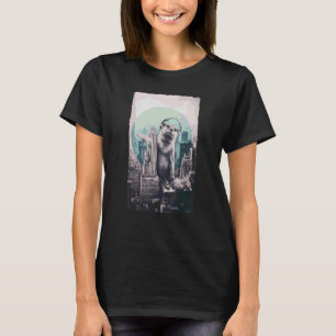 Camiseta Esquilo Gigante Do Dj Music Studio Em Pé