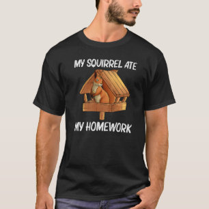 Camiseta Esquilo legal Para Meninos Chipmunk Zookeeper Ani