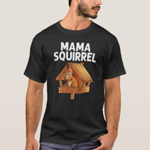 Camiseta Esquilo legal para mulheres Mãe Chipmunk Zookeeper