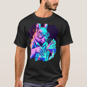 Camiseta Esquilo Mad Scientist Misturando Química Química d