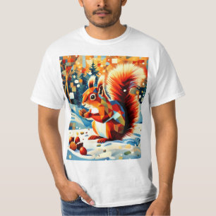 Camiseta Esquilo na neve 5