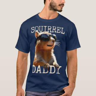 Camiseta Esquilo Pai Papá Pai Esquilo Dia de os pais Fathe