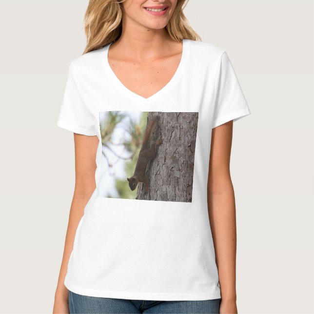 Camiseta Esquilo para baixo (Frente)