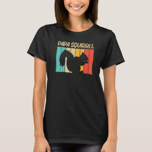 Camiseta Esquilo para Esquilo de Pai masculino Chipmunk 80s