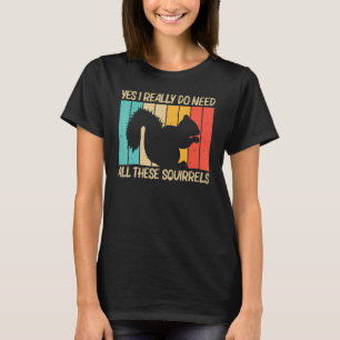 Camiseta Esquilo para homens esquilo Chipmunk 80s