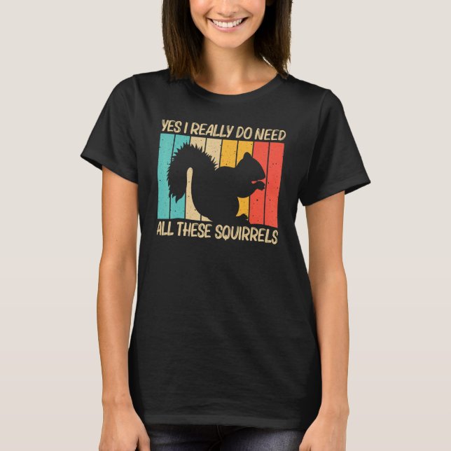 Camiseta Esquilo para homens esquilo Chipmunk 80s (Frente)