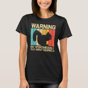 Camiseta Esquilo para homens esquilo Chipmunk 80s