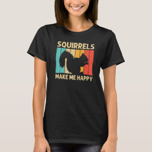 Camiseta Esquilo para homens esquilo Chipmunk 80s 1