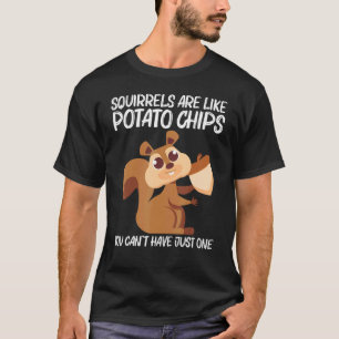 Camiseta Esquilo Para Homens Mulheres Roedor Animal Florest