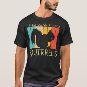 Camiseta Esquilo Para Meninas Crianças Esquilo Esquilo dos