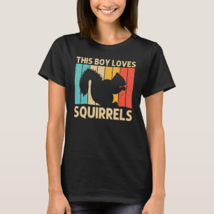 Camiseta Esquilo Para Meninos Esquilo Esquilo 80s