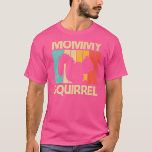 Camiseta Esquilo para mulheres Esquilo Mãe Chipmunk 80s