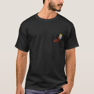 Camiseta Esquilo Procurando Loucos Em Sua Falso Diversão De