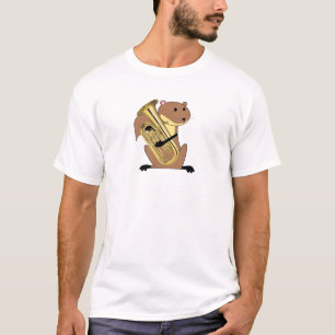 Camiseta Esquilo que joga o Euphonium
