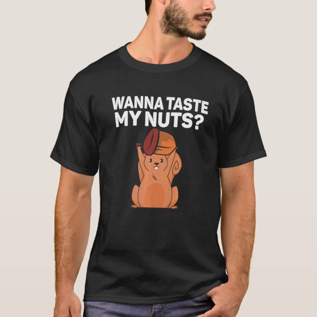 Camiseta Esquilo quer provar meus loucos (Frente)