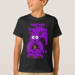 Camiseta Esquilo Roxo Não se importa