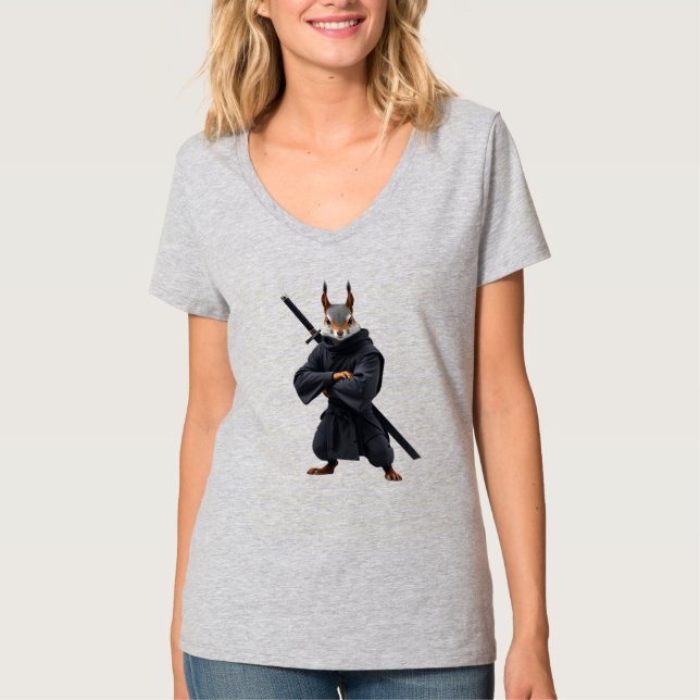 Camiseta Esquilo Samurai (Frente)