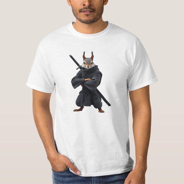 Camiseta Esquilo Samurai (Frente)