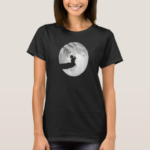Camiseta Esquilo Silhouette Moon Shine I Squirreles Whisper