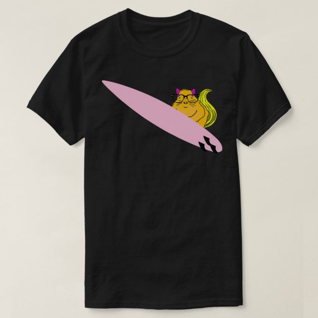 Camiseta Esquilo travesso 607 Surfe (Frente do Design)