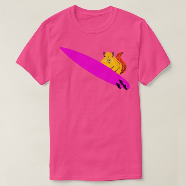 Camiseta Esquilo travesso 648 Surfe (Frente do Design)