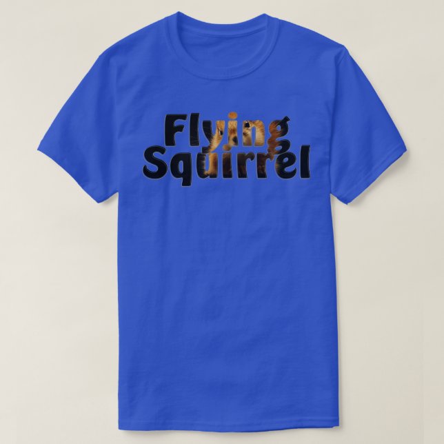 Camiseta Esquilo voador (Frente do Design)