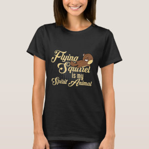 Camiseta Esquilo Voador É Meu Animal Espiritual Paraquedism