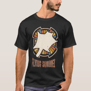 Camiseta Esquilo Voador Vintage Clássico Retro Amor Animal