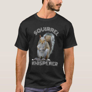 Camiseta Esquilo Whisperer T Shirt Vintage Squirrel Lover