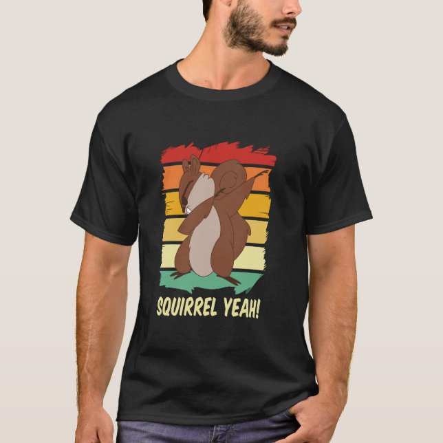 Camiseta Esquilo Yeah! - Amante de Esquilos (Frente)