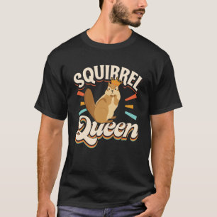 Camiseta Esquilos Cachorros Rainha do Esquilo Rodent