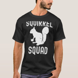 Camiseta Esquilos de Esquadrão de Esquilo Nut Funny Squirre